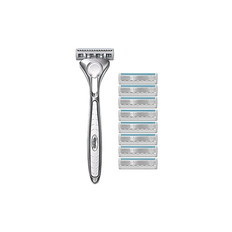 Schick Quattro Titanium Sensitive Peiliukai Vnt Rinkinys