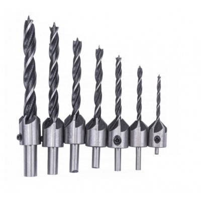 Drill set for wood 3-10mm 7...
