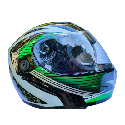 XL flip up Moto helmet with...