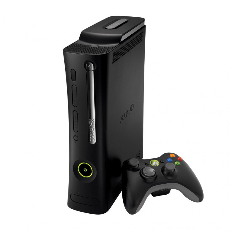 Xbox 360 atrišta žaidimų konsolė su 20 žaidimų