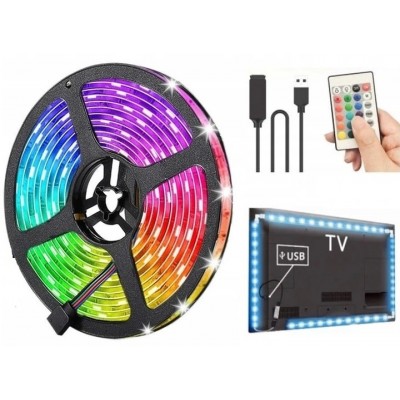 RGB LED strip with console...