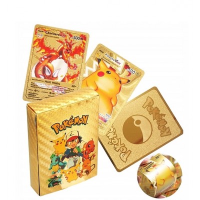 Auksinė Pokemon kortų...