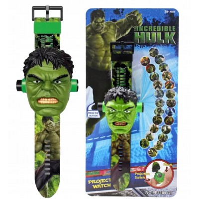 Hulk vaikiškas laikrodis su...
