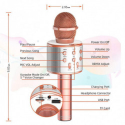 Karaoke bluetooth mikrofonas Wster 858