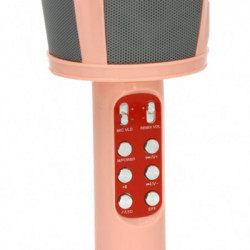 Karaoke bluetooth mikrofonas su LED apšvietimu
