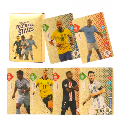 Set of football cards -...