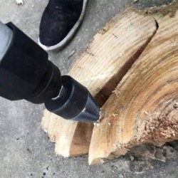 Grąžtas medienos skaldymui 45mm  + 3 adapteriai