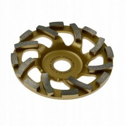 Profesionalus deimantinis šlifavimo diskas betonui 125mm, 22.2mm