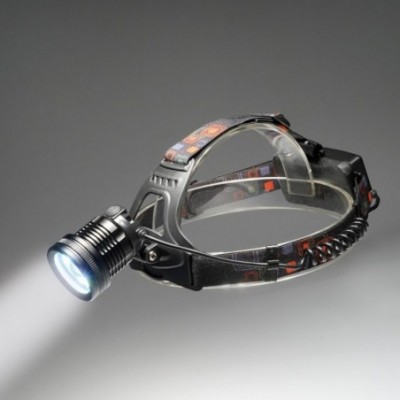 Prožektorius ant galvos CREE T6, 10W,  360 liumenų šviesos diodas, pakraunamas