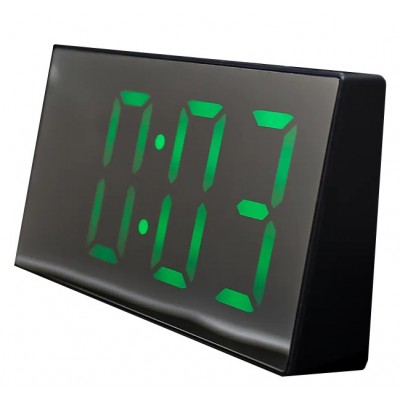 Mirror LED clock