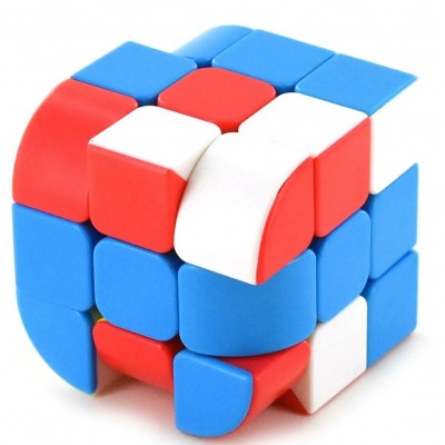 Trijų spalvų Rubiko kūbas 3x3