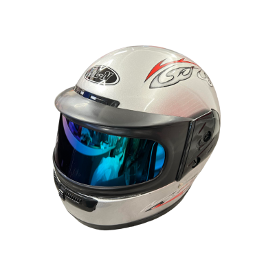 Flip-up motorcycle helmet...