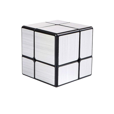 Rubik's cube - puzzle - silver