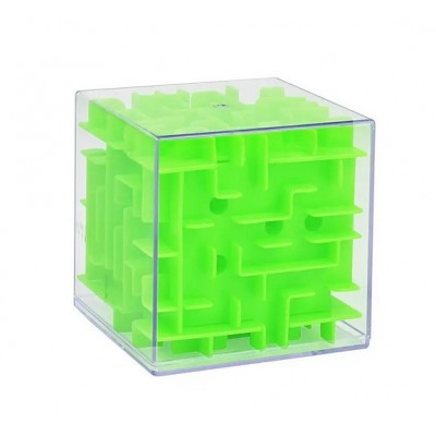 Logic game - maze 3D - green