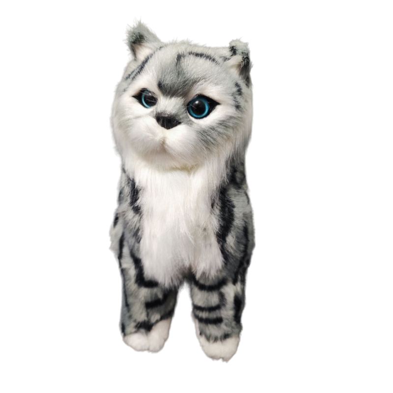 Interaktyvus, šokantis kačiukas - pilkis - su muzika