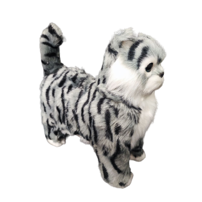 Interaktyvus, šokantis kačiukas - pilkis - su muzika