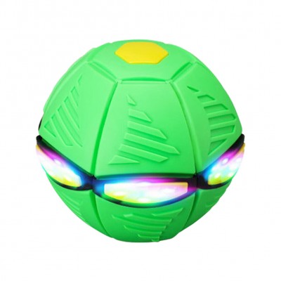 Luminous FLAT BALL flying...