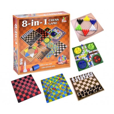 Board game set 8 in 1