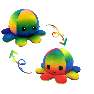 Colorful plush double-sided...