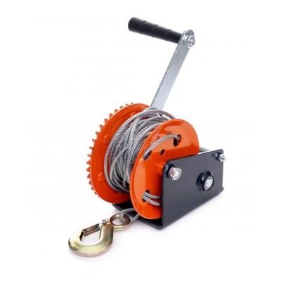 Manual pulling winch with...