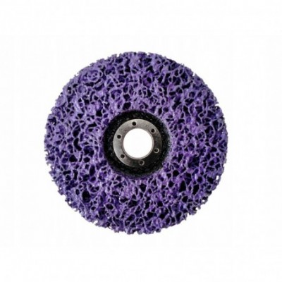 Šlifavimo diskas metalui 125mm, violetinė, impregnuotas stiklo pluošto audinys