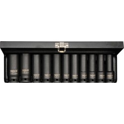 Smūginės galvutės ilgos 1/2", 11 vnt. 10-24mm