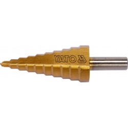 Pakopinis grąžtas skylės platinimui, 4-22mm, YATO