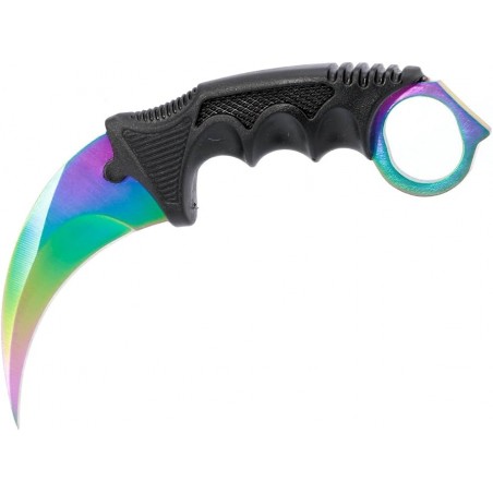 Mokomasis CS:GO peilis karambit rainbow - 19cm