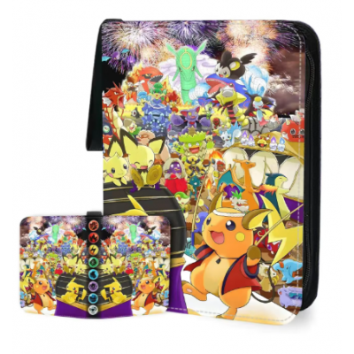 Large Pokemon card album /...