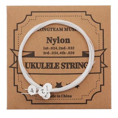 4-piece clear nylon ukulele...