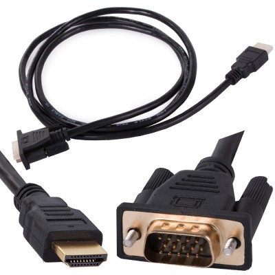 HDMI - VGA kabelis 1.5m,...