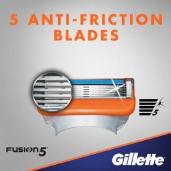 Gillette Fusion peiliukai 4 vnt rinkinys