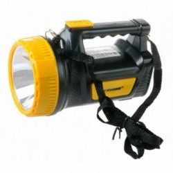 Rankinis įkraunamas žibintuvėlis, 3W + 12 SMD šviesos diodų