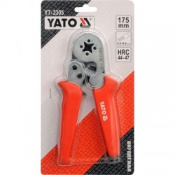 Presavimo užspaudimo replės 0,2-6 mm2 jungtims, YATO