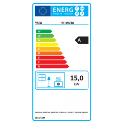 Dujinis šildytuvas 15 kW