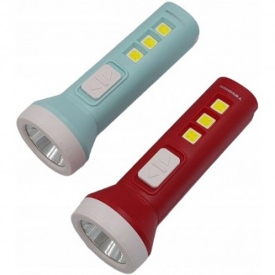 Rankinis žibintuvėlis 1W LED (90 LM) ir 3 x COB LED (90 LM)