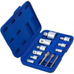 1/ 4" + 3/ 8" + 1/ 2" + 3/ 4" Adapterių rinkinys 12vnt.
