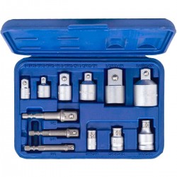 1/ 4" + 3/ 8" + 1/ 2" + 3/ 4" Adapterių rinkinys 12vnt.