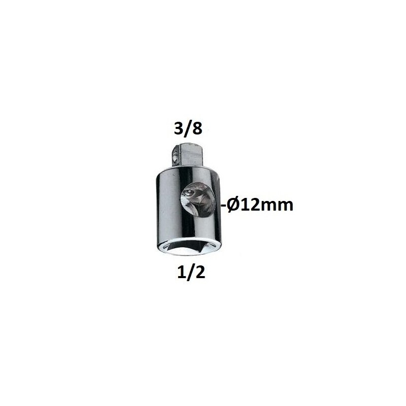 Adapteris 3 krypčių 1/ 2" - 3/ 8"