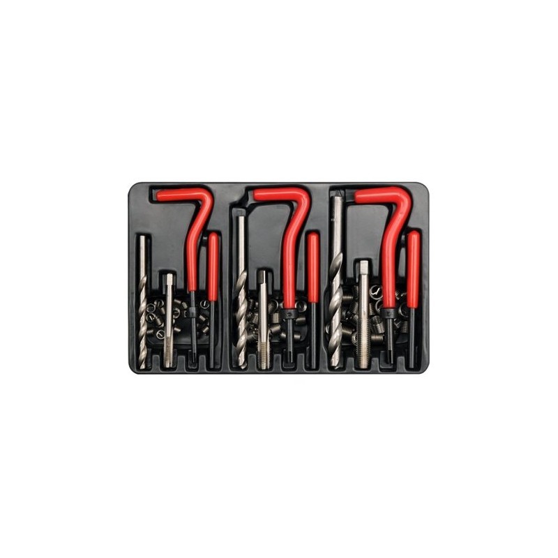 Sriegių taisymo rinkinys 88vnt. (M6-M10) Sriegių taisymo rinkinys 88vnt. (M6-M10)