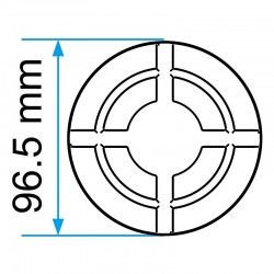 Padas guminis domkratui 96.5mm