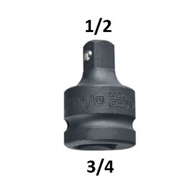 Smūginis adapteris 3/ 4"(F) - 1/ 2"(M)