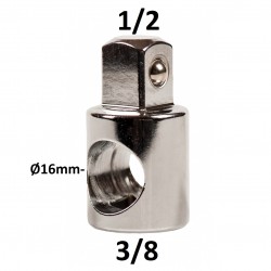 Adapteris 3 krypčių 3/ 8" - 1/ 2"