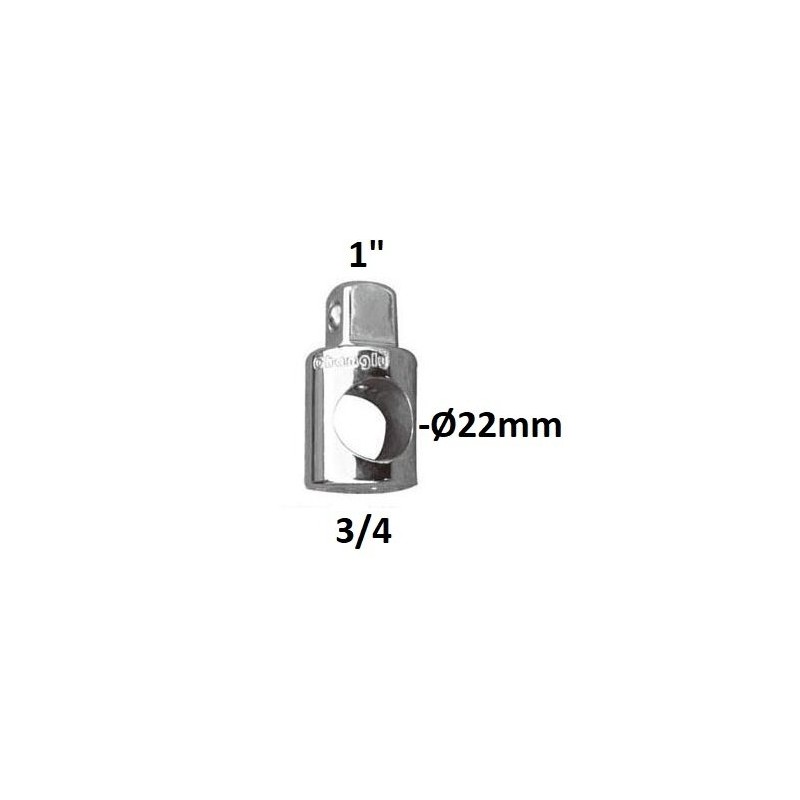 Adapteris 3 krypčių 3/ 4" - 1"