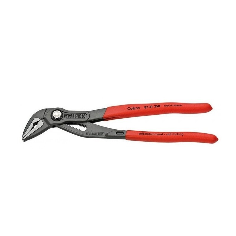 Santechninės replės prailgintos KNIPEX Cobra su fiksavimu 250mm