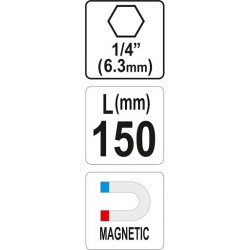 Magnetinis antgalių laikiklis 150mm