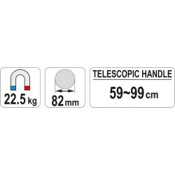 Magnetinis kotas teleskopinis (surinkėjas)