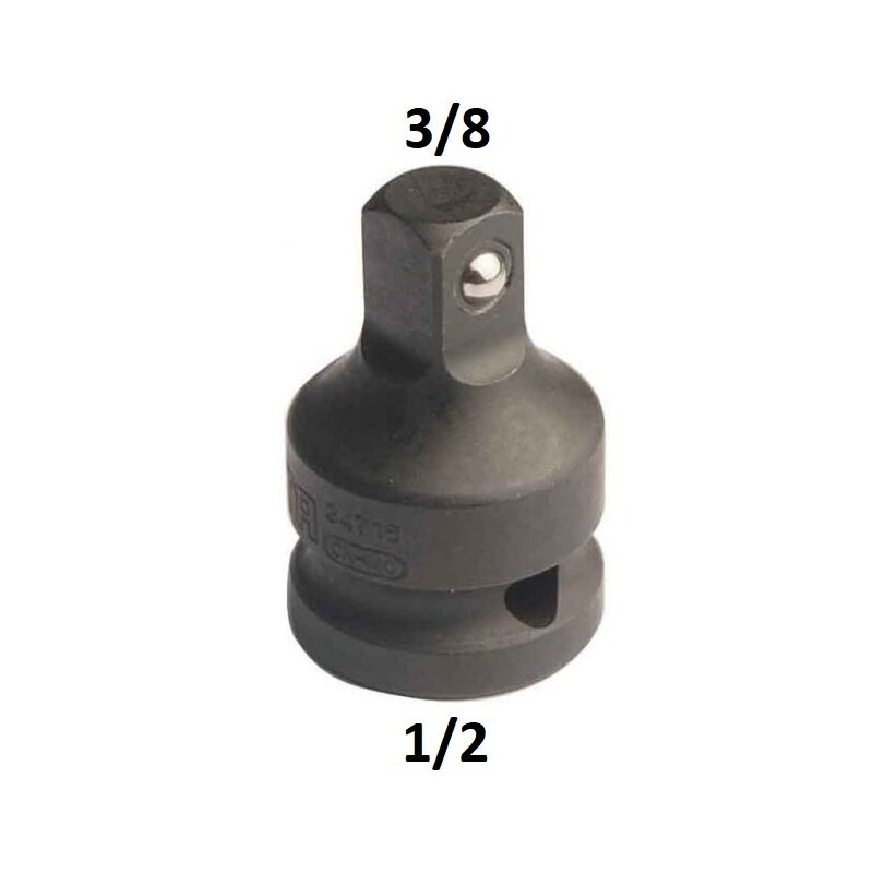 Adapteris smūginis 1/ 2"(F) - 3/ 8"(M)