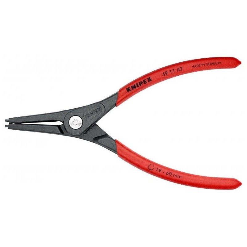 Replės išoriniams žiedams 180mm (Ø19-60mm) KNIPEX