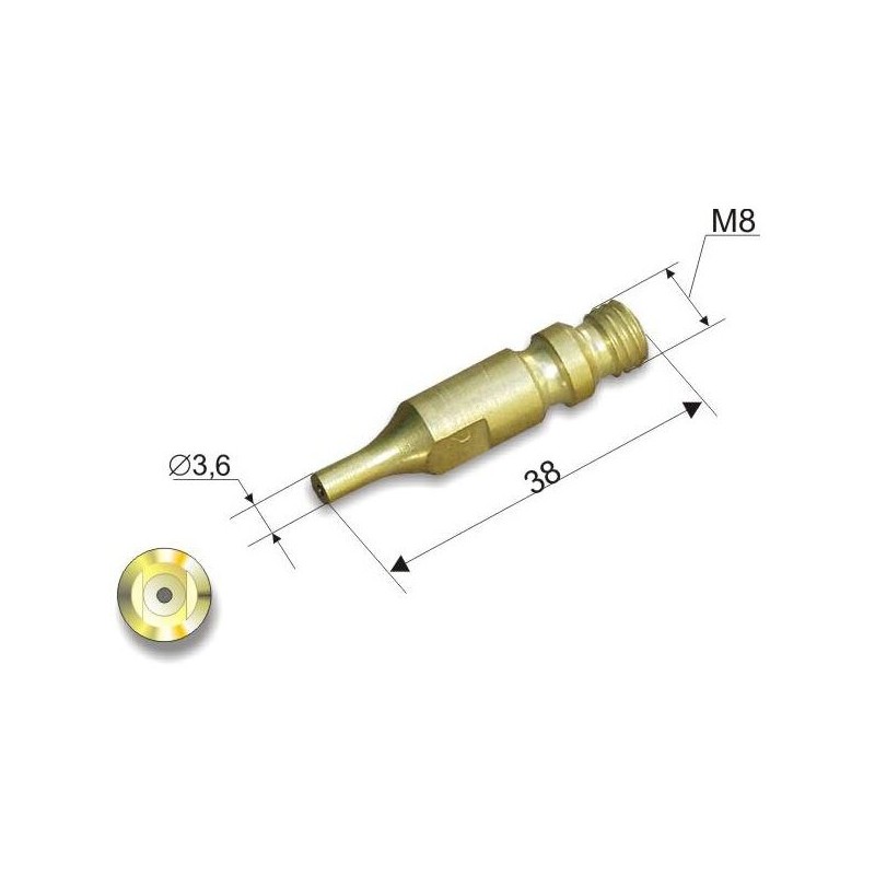 Pjovimo antgalis Nr.1 (8-15mm) dujiniam pjovikliui 150 P